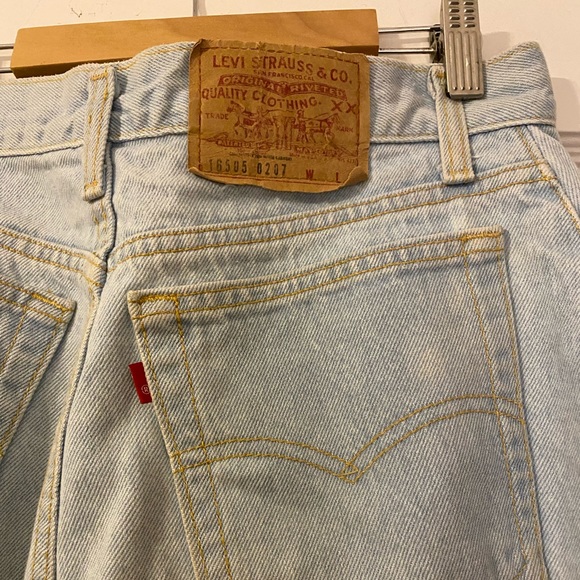 LEVIs Straight Leg Blue Jeans, size 14 - Picture 9 of 9